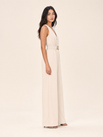 Load image into Gallery viewer, Elegant High Waist V-neck Sleeveless Jumpsuit