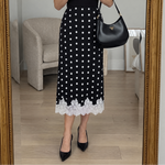 Load image into Gallery viewer, Chic Lace Midi Skirt