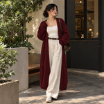 Load image into Gallery viewer, Oversized Ribbed Knit Maxi Cardigan