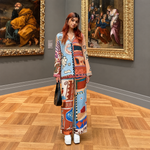 Load image into Gallery viewer, Abstract Print Tailored Trouser Set