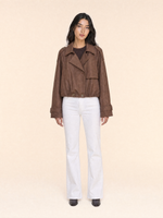 Load image into Gallery viewer, Autumn Retro Suede Lapel Jacket with Button Closure