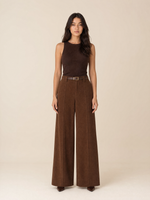 Load image into Gallery viewer, High-Waist Wide-Leg Tailored Trousers