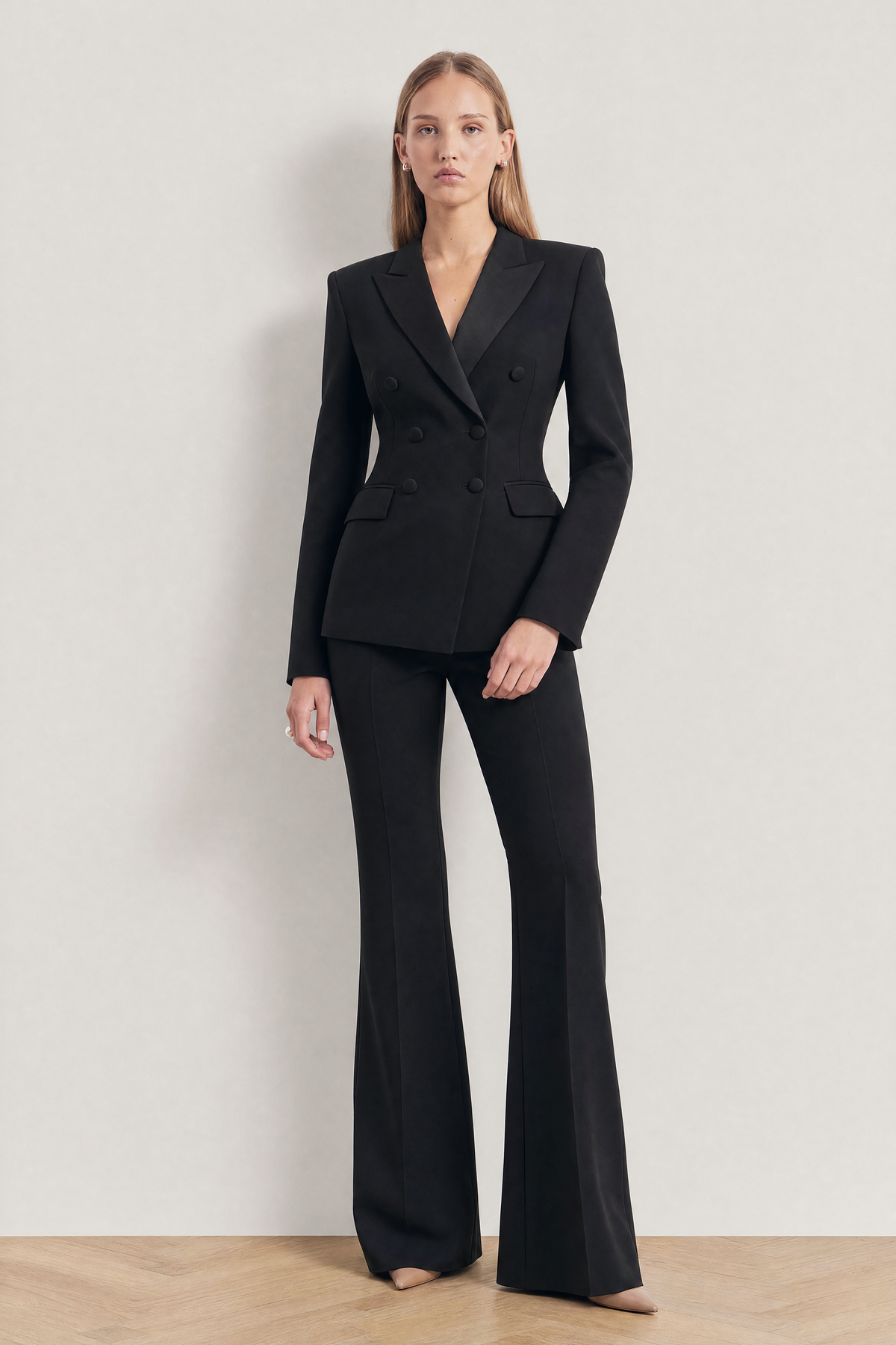 Aurelia Suit in Black - studio view 1