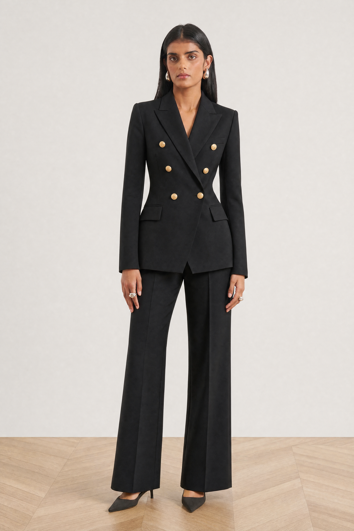 Marlowe Suit in Black - studio view 1