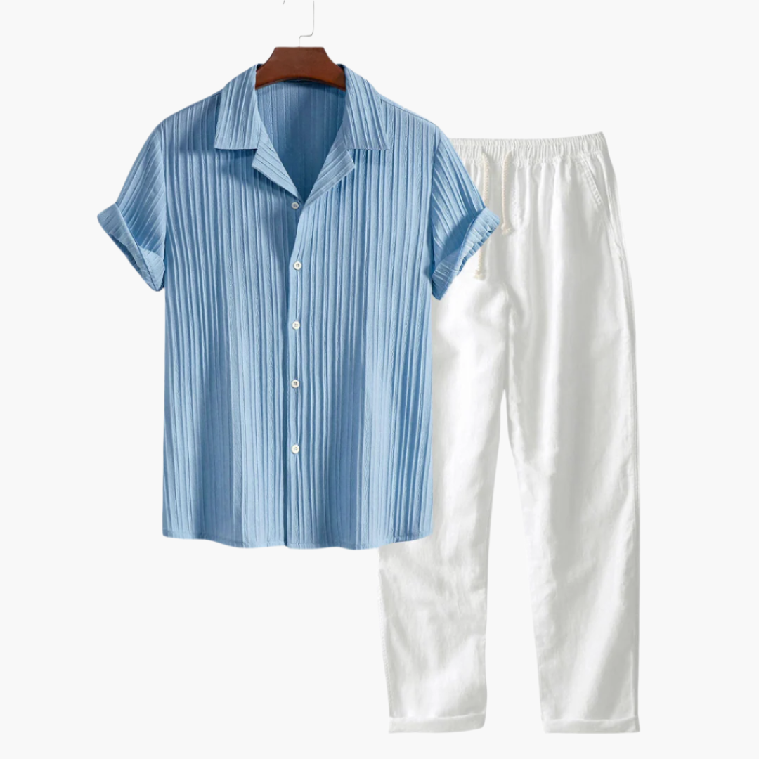 Summer Shirt And Trousers Set
