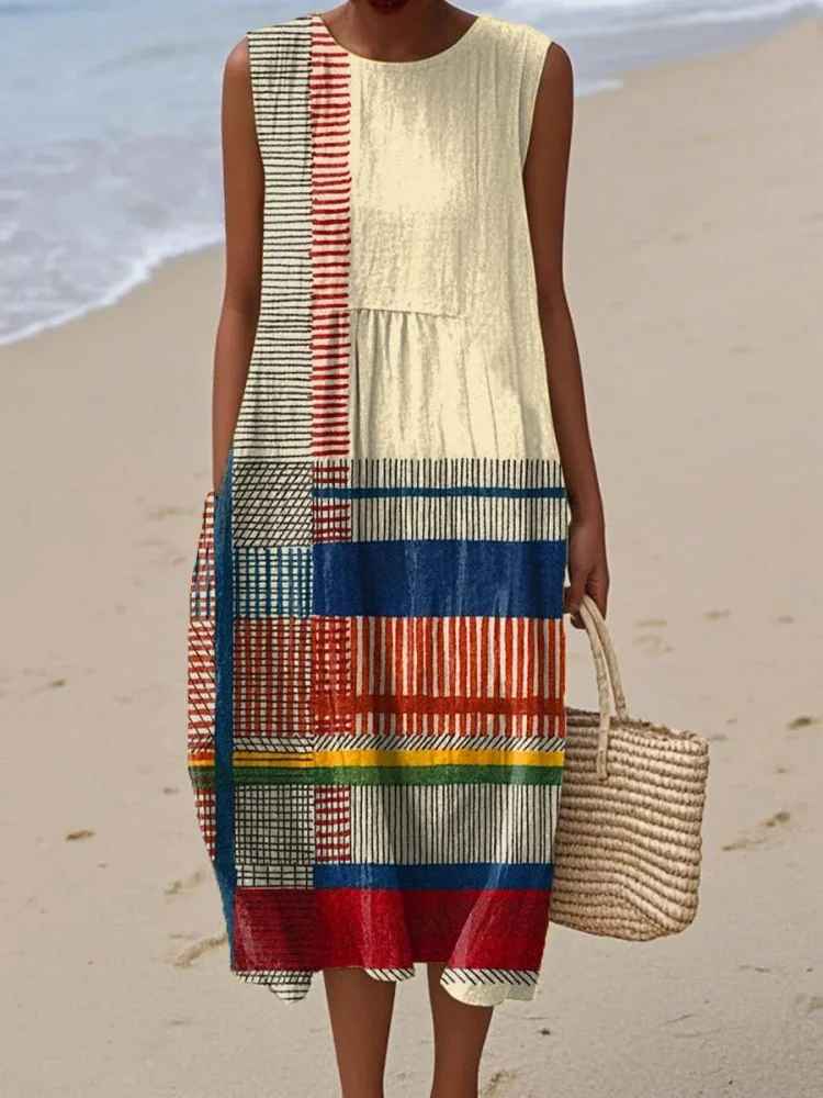 Women's Modern Patch Dress
