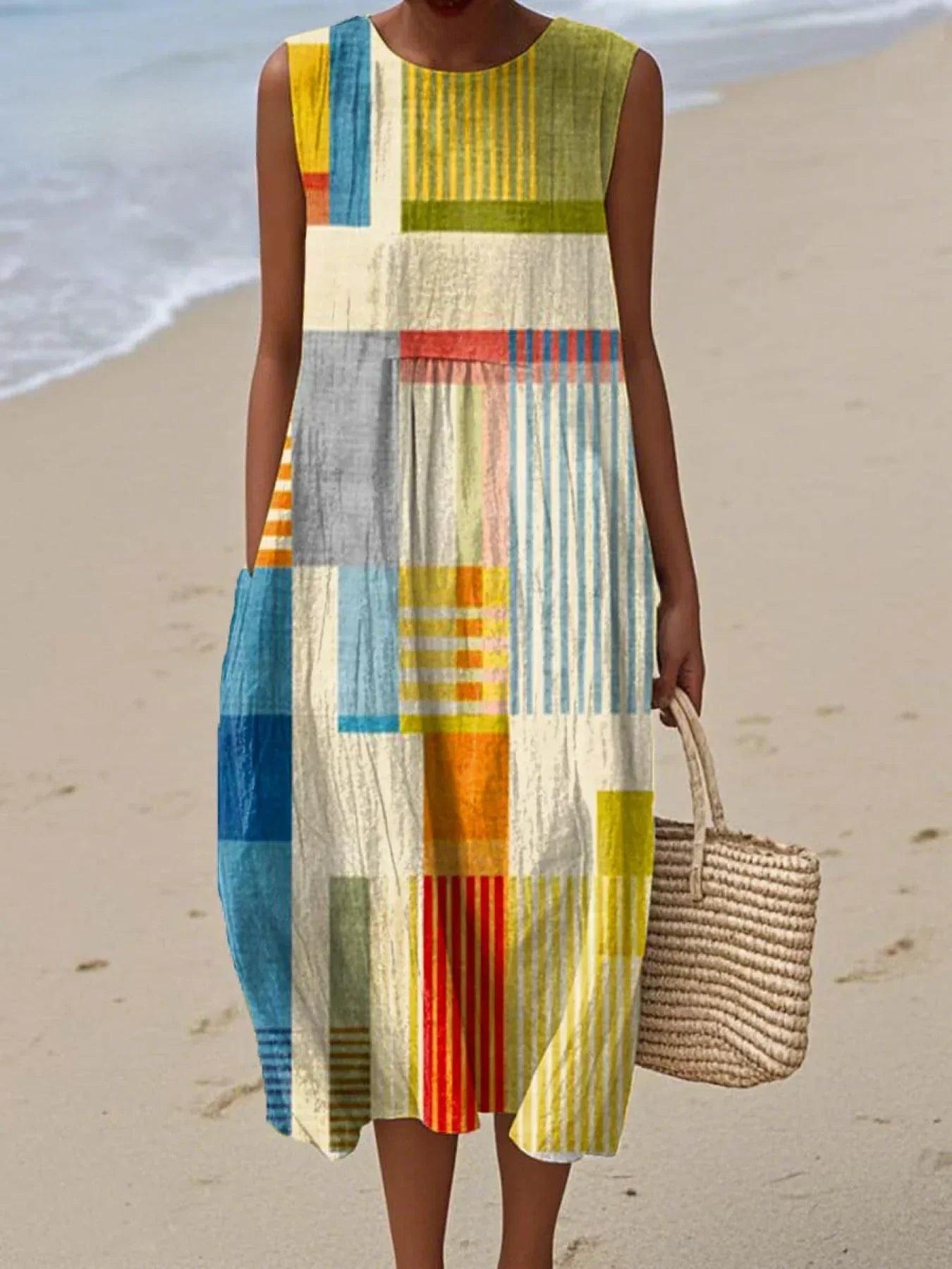 Women's Modern Patch Dress
