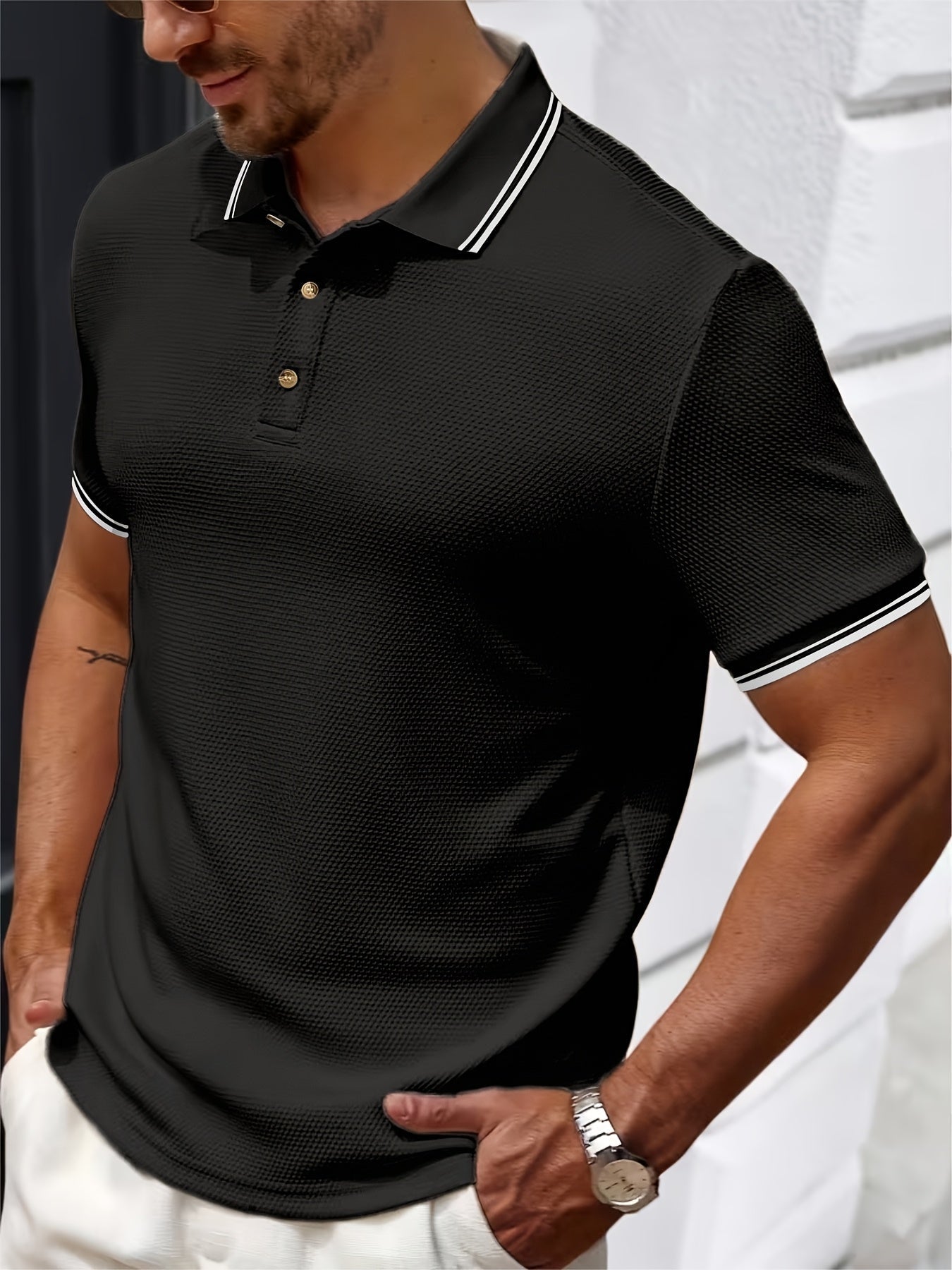 Colorblock Cotton Shirt