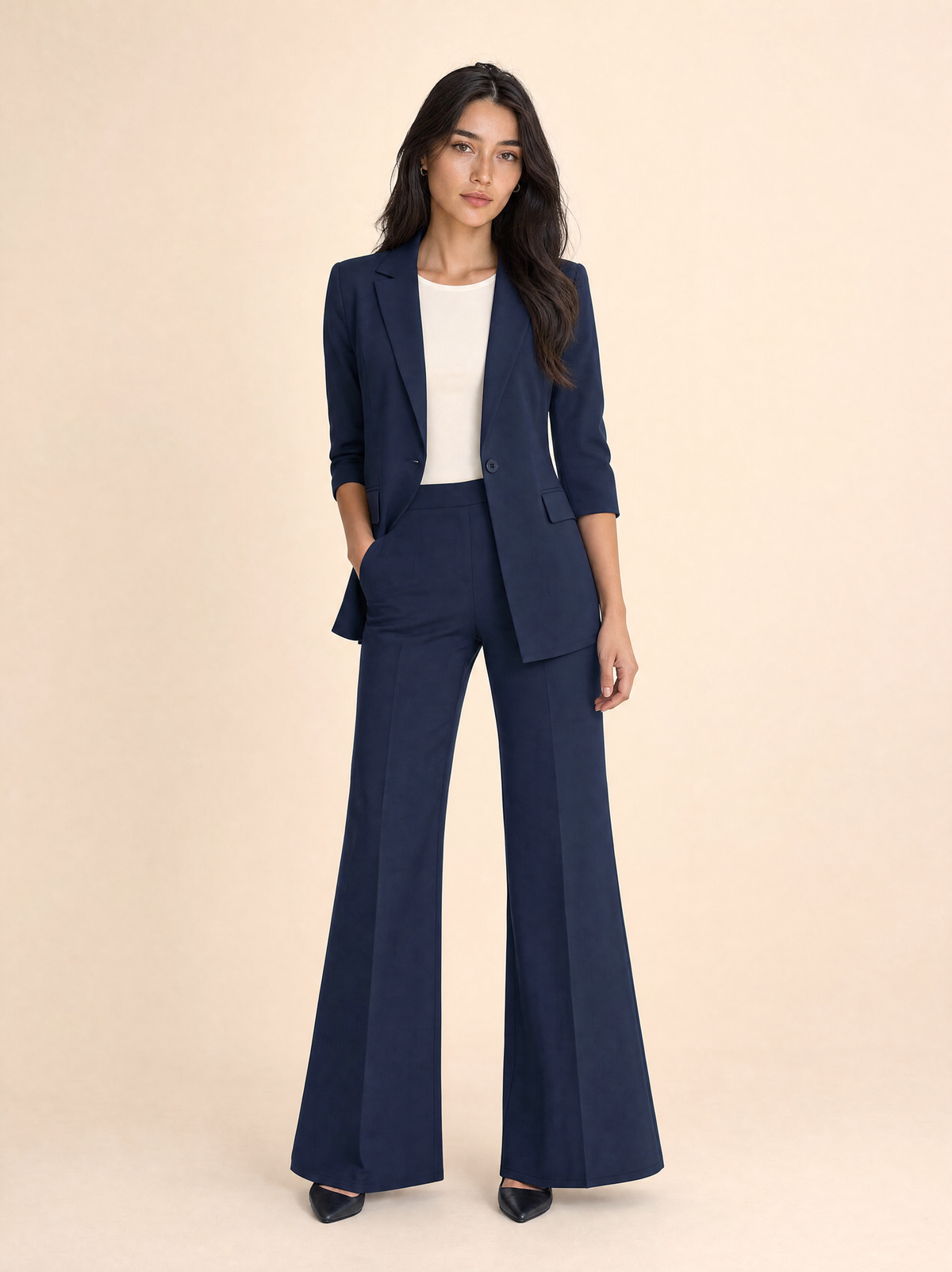 Autumn_mid_sleeve_formal_2_piece
