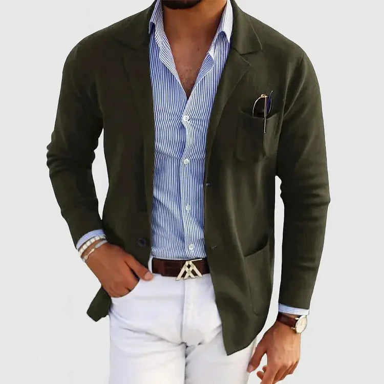 Harrington Oxford | Men’s Casual Knit Blazer