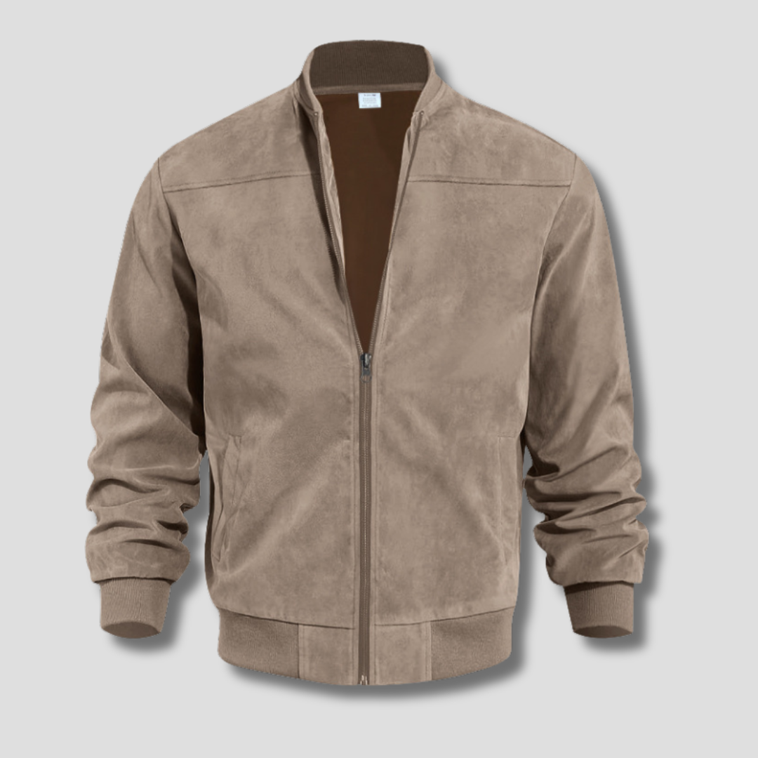 HARRINGTON OXFORD | FAUX SUEDE BOMBER JACKET FOR MEN