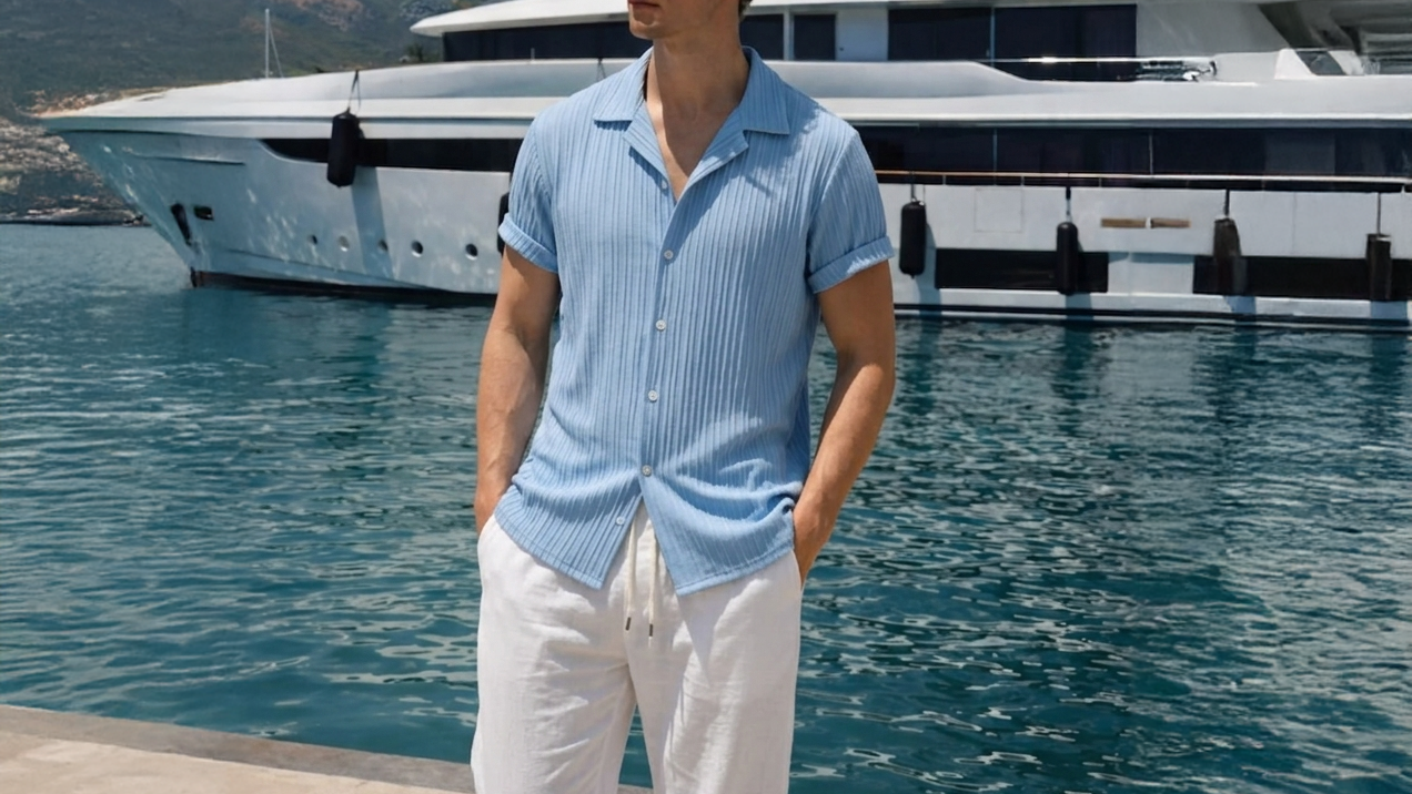 Summer Shirt And Trousers Set