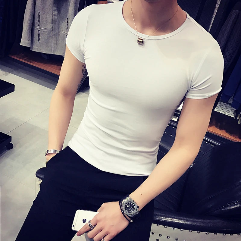 Slim Fit Short-Sleeve Tank Top