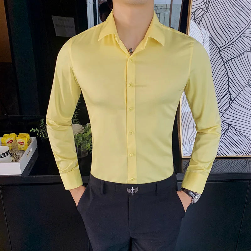 Slim Fit Long-Sleeve Shirt