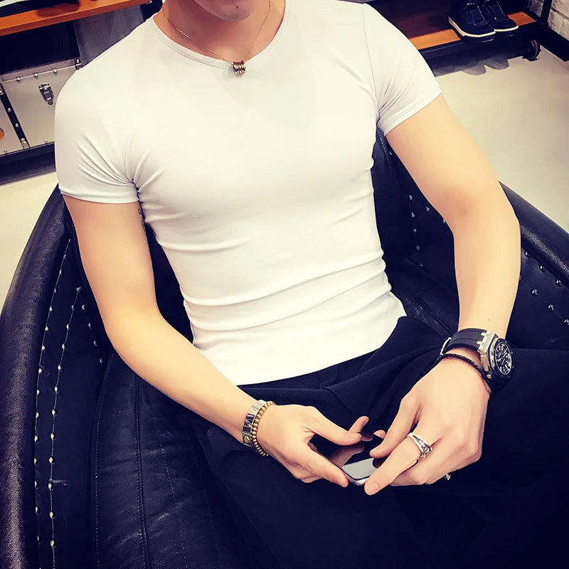 Slim Fit Short-Sleeve Tank Top
