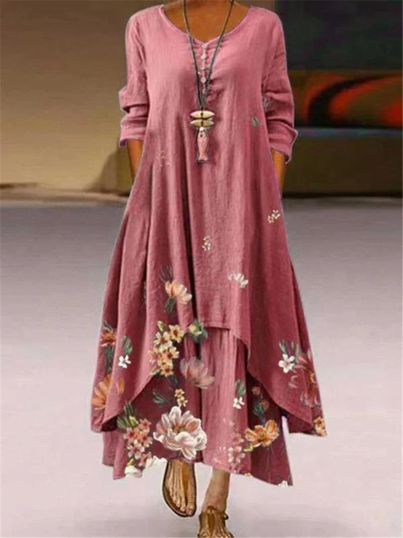 Women's Casual Floral Maxi Dress