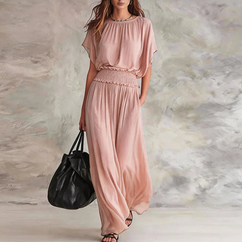 Women's High Waist Maxi Dress