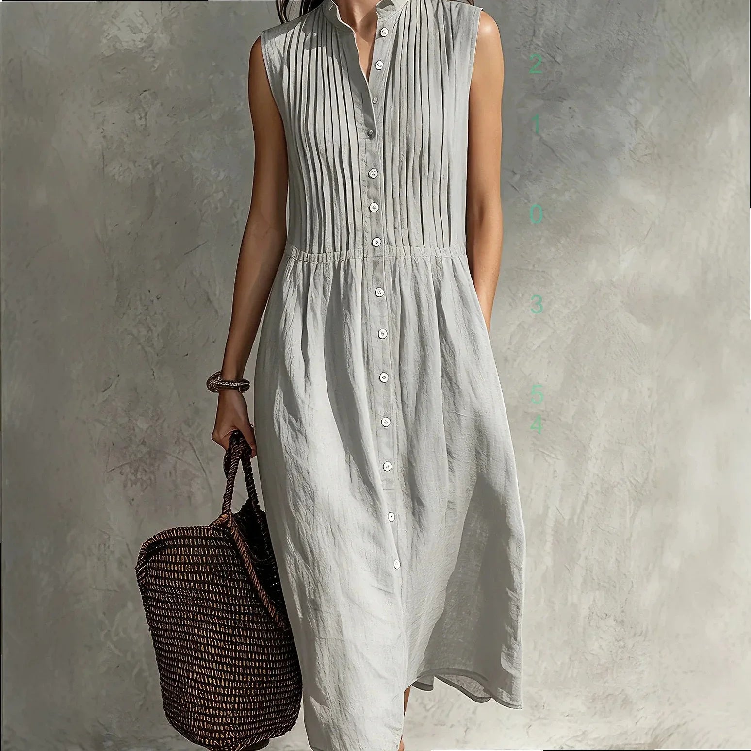 Women's Elegant Relaxed Midi Dress