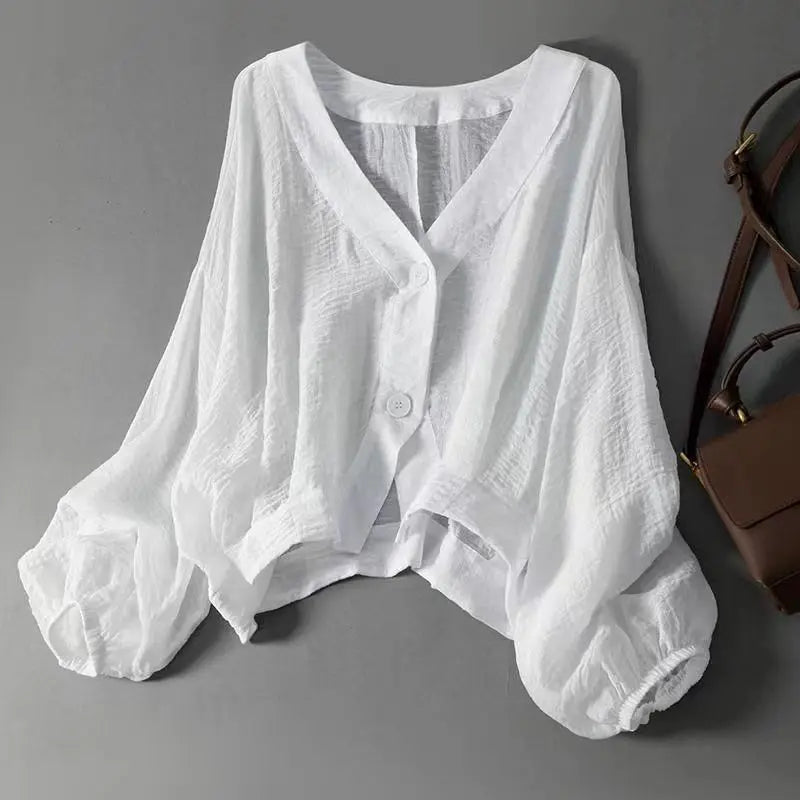 Women's Summer Linen Blouse