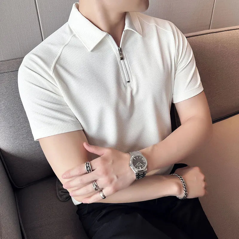 Slim Fit Short-Sleeve Polo Shirt