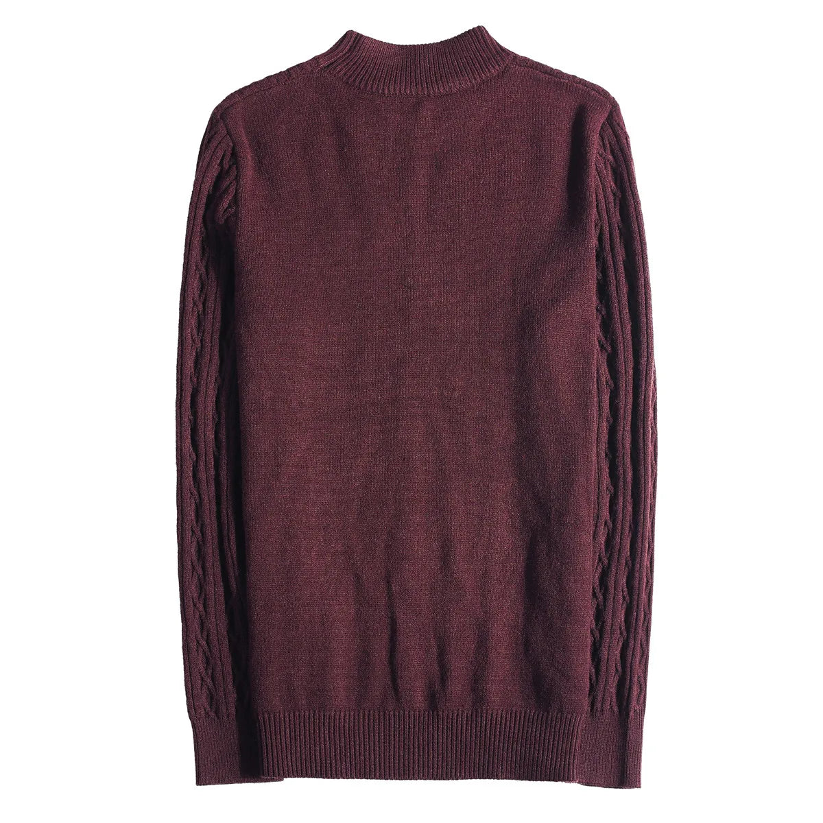 Slim Fit Long-Sleeve Knit Sweater