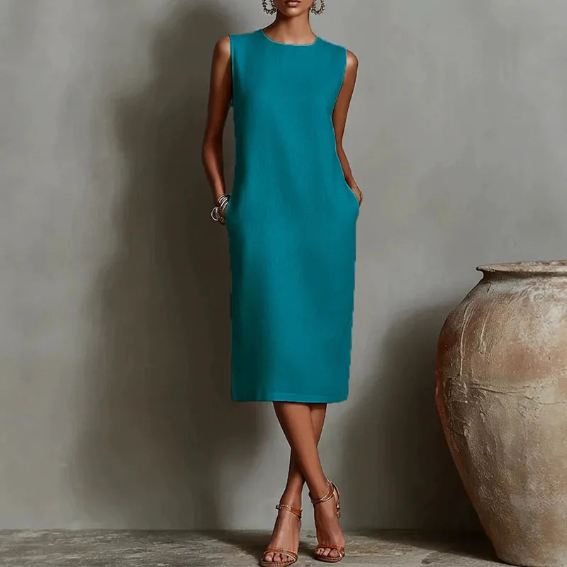 Women's Casual Relaxed Midi Dress