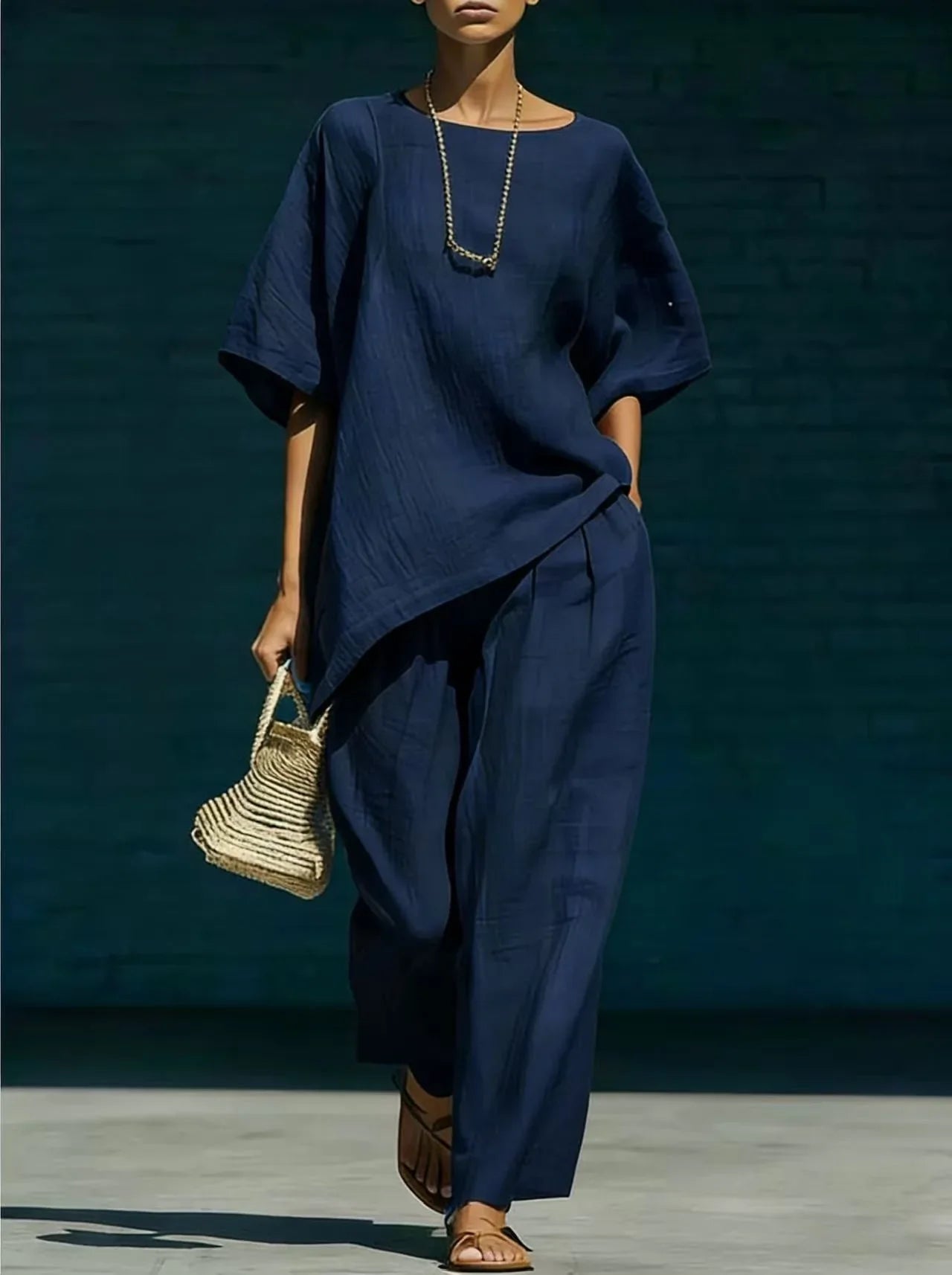 Women's Linen Matching Set