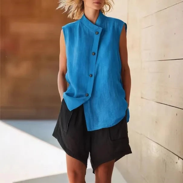 Women's Button Front Two-Piece Set