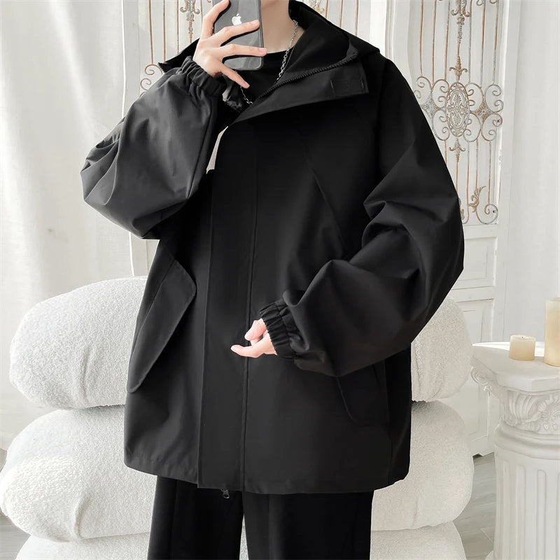 Relaxed Fit Hooded Coat