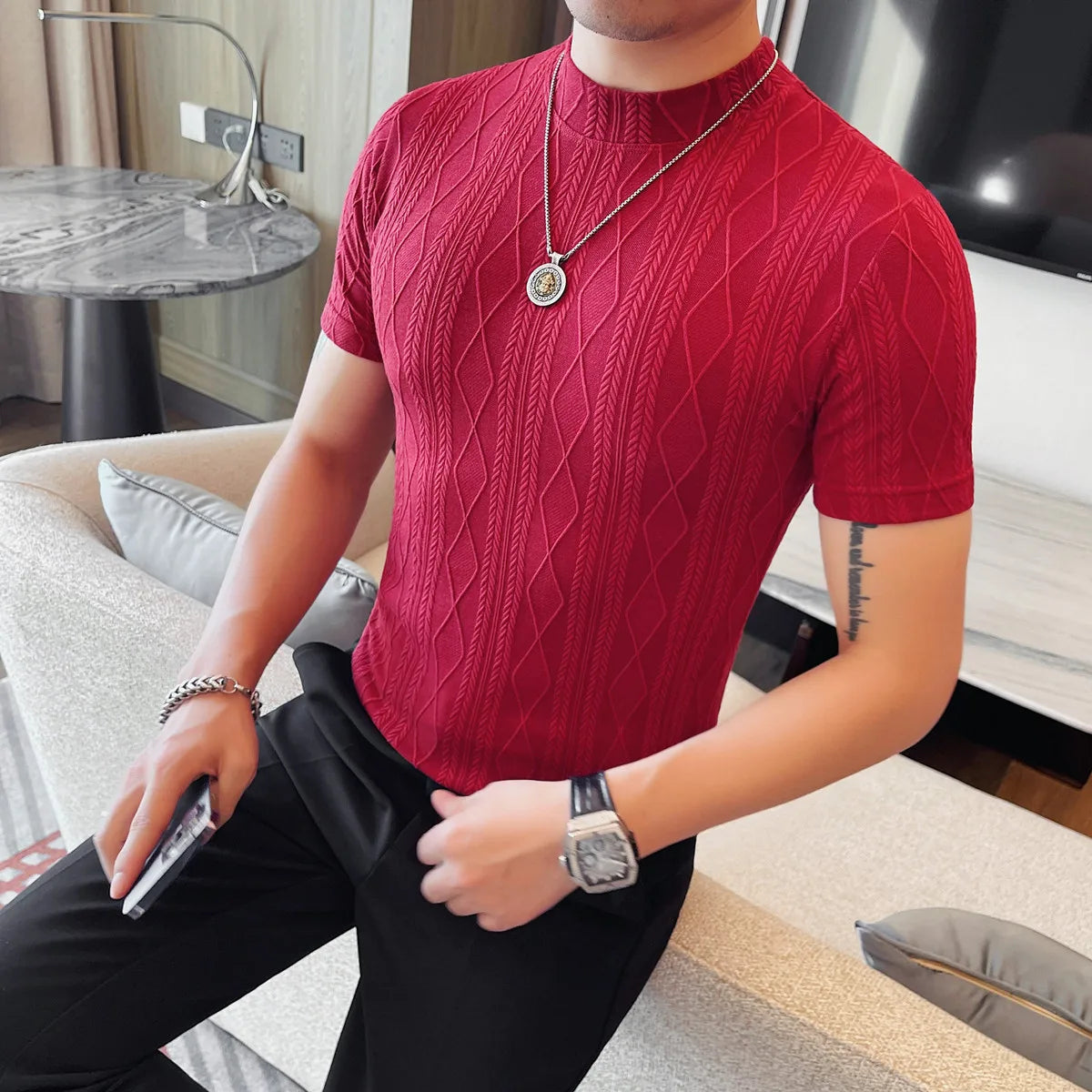 Slim Fit Short-Sleeve T-Shirt