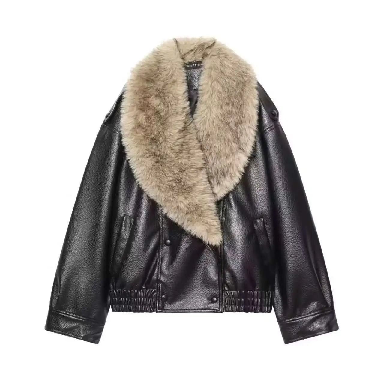Women's Faux Leather Jacket