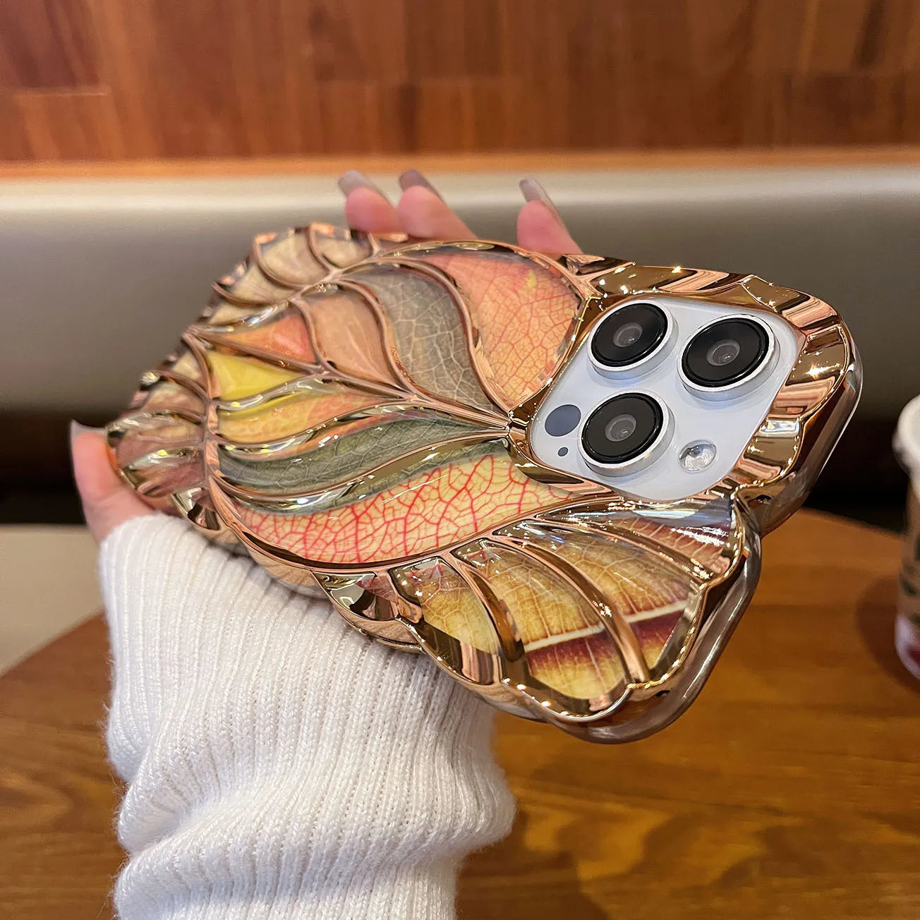 3D Leaf Protective IPhone Case