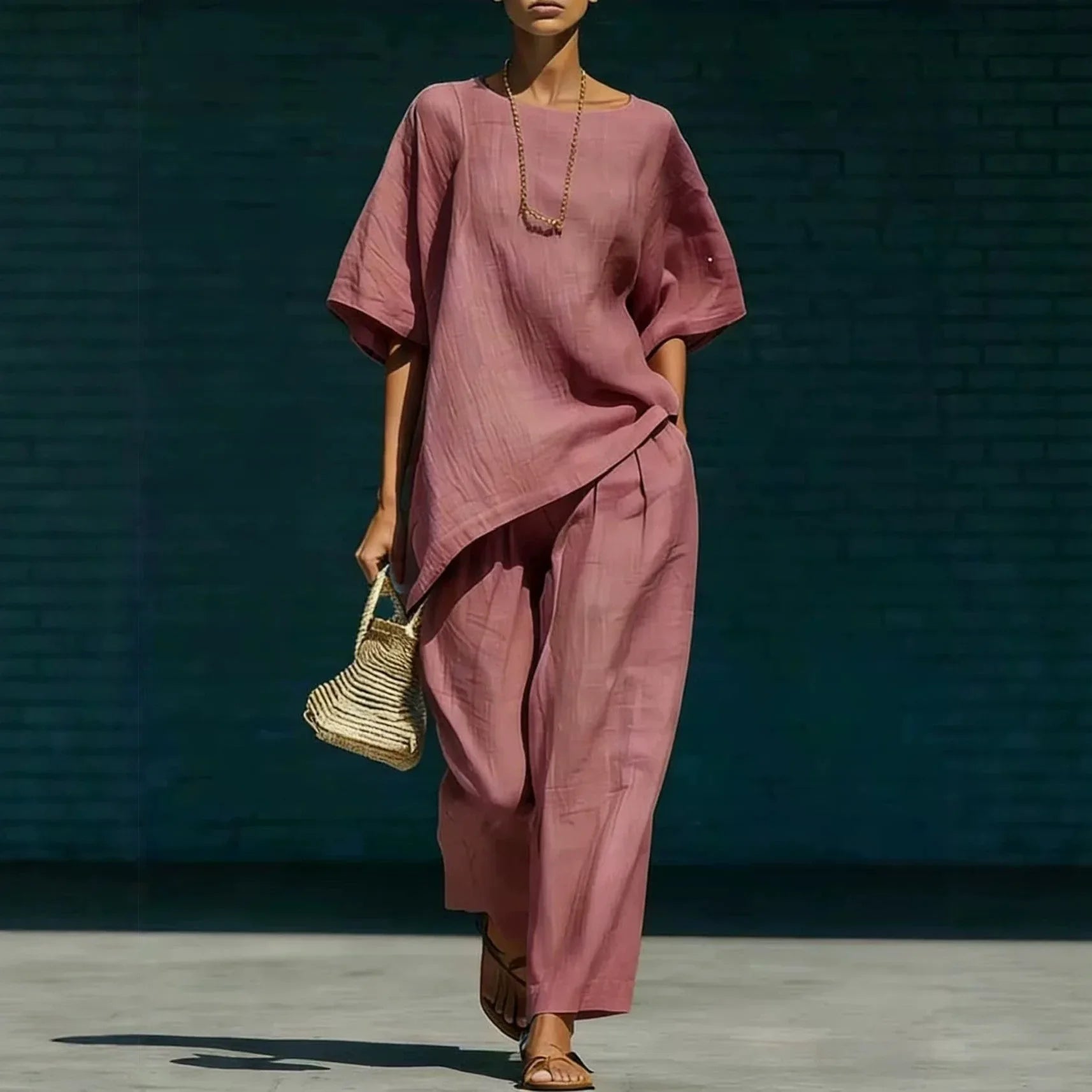 Women's Linen Matching Set