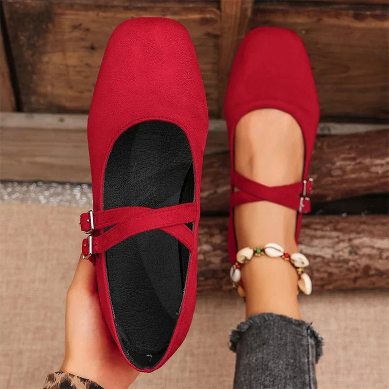 Women's Comfortable Supportive Mary Jane Flats