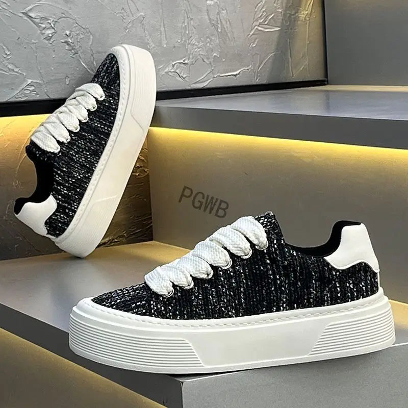 Women's Leather Walking Sneakers