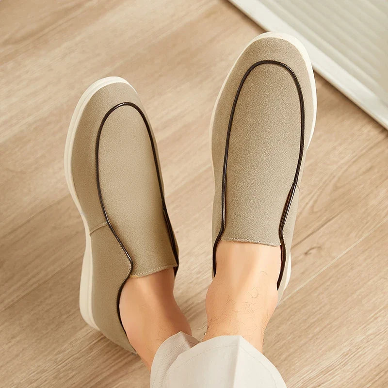 Women's Suede Arch Support Loafers