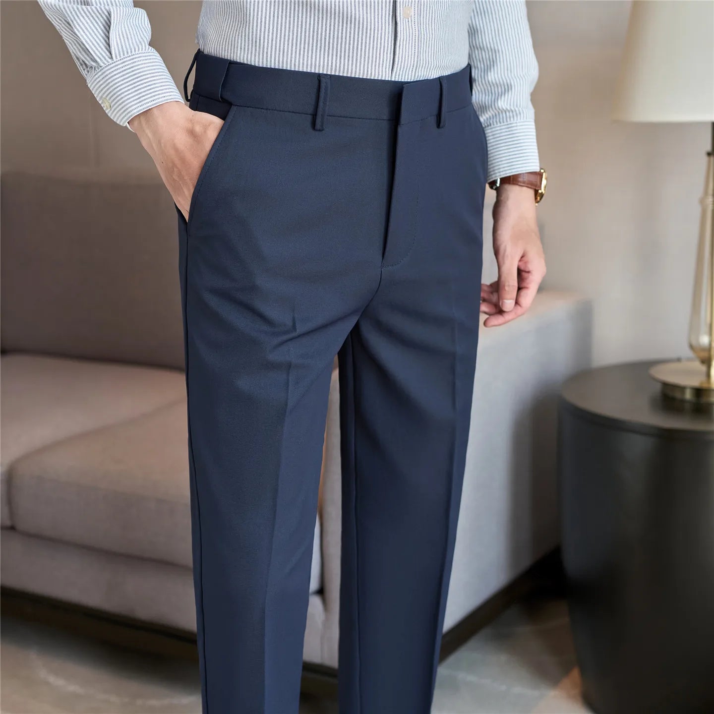 Slim Fit Suit Trousers