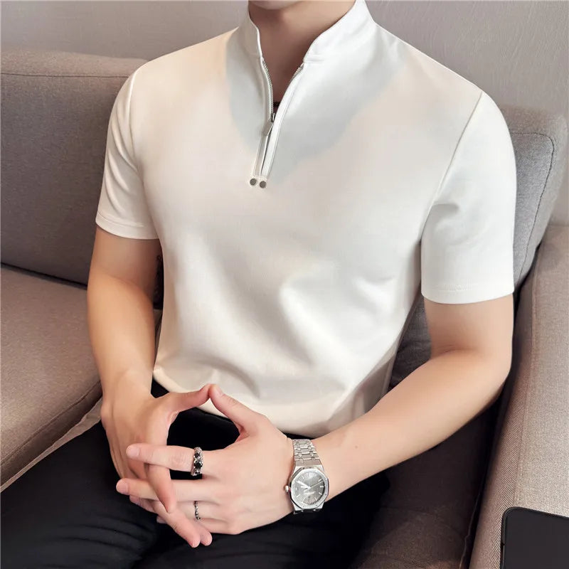 Slim Fit Short-Sleeve Polo Shirt