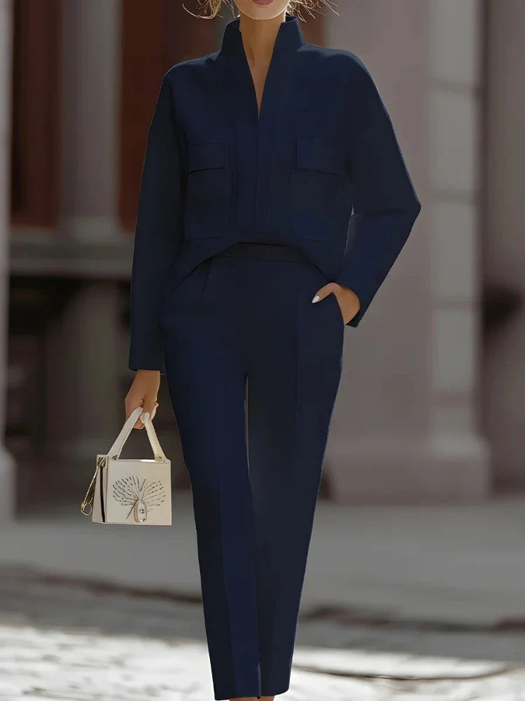Women's Classic Tailored Two-Piece Set