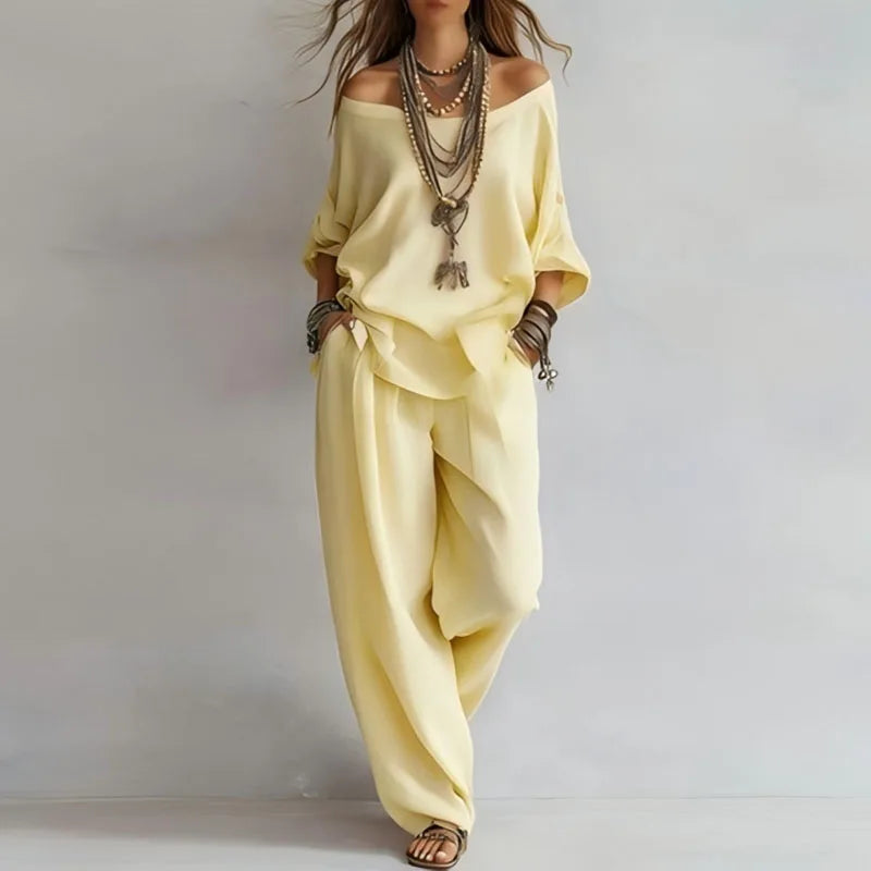 Women's Off Shoulder Co-ord Set