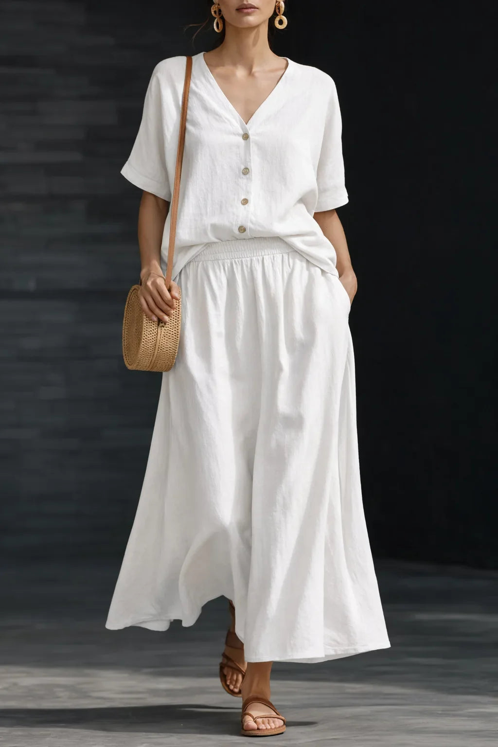Women's Elegant Relaxed Co-Ord Set