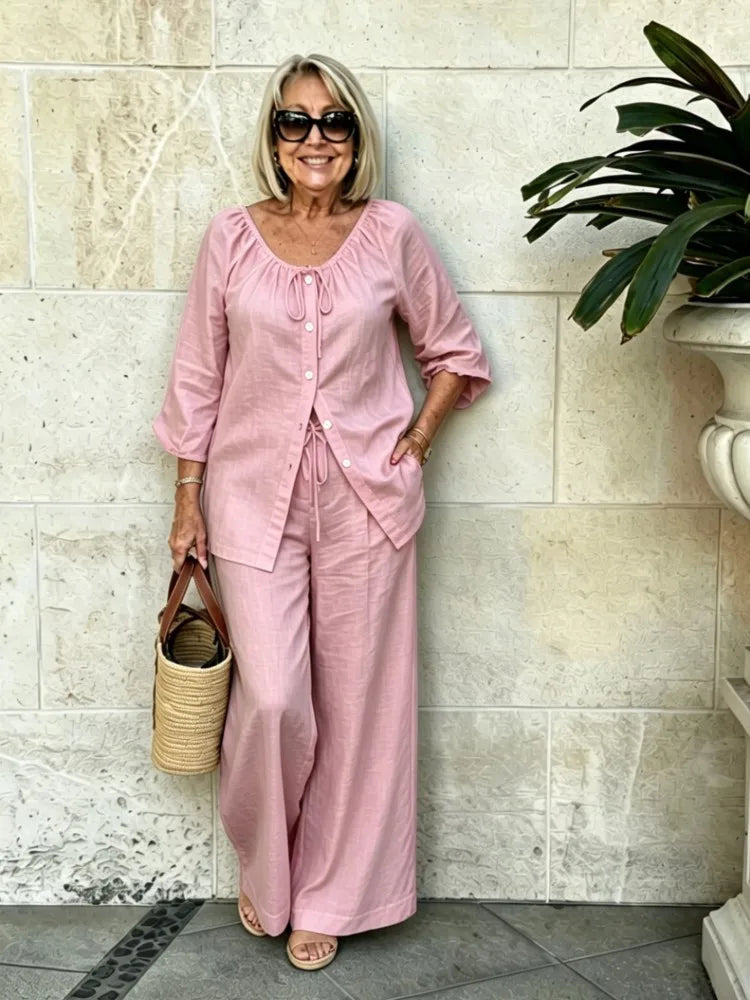 Women's Summer Relaxed Matching Set