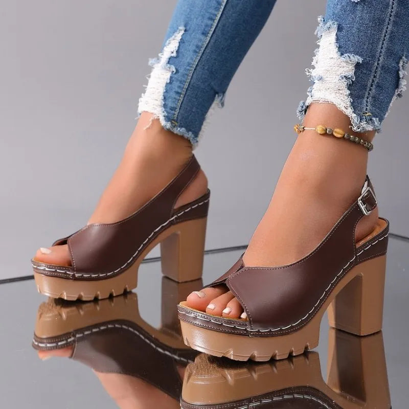 Women's Orthopedic Block Sandals