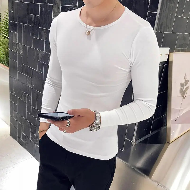Slim Fit Long-Sleeve T-Shirt