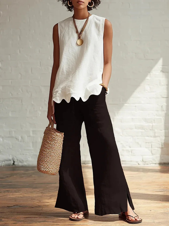 Women's Flowy Sleeveless Casual Top