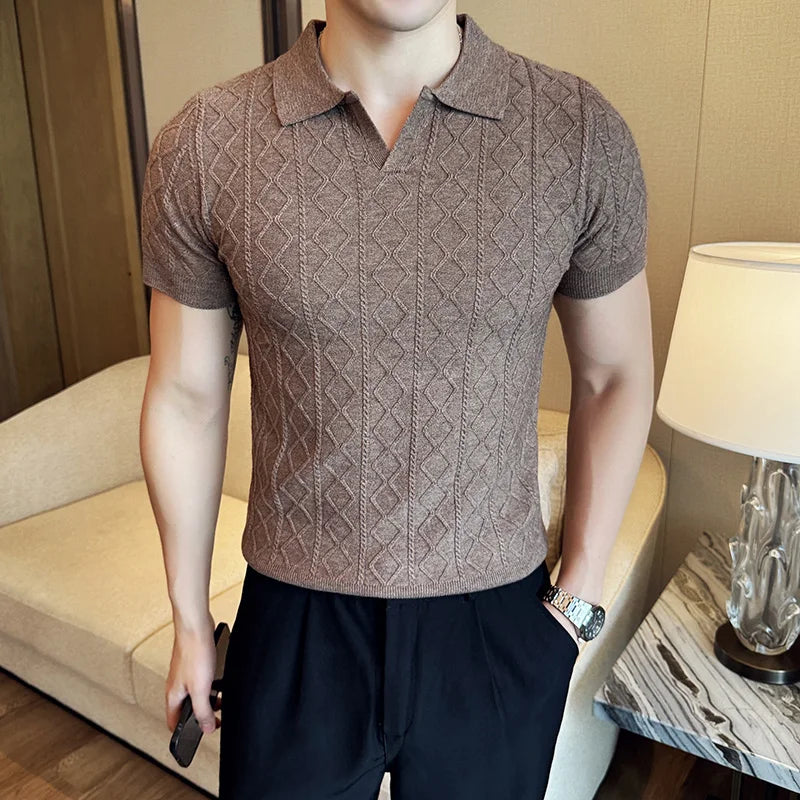 Slim Fit Short-Sleeve Polo Shirt