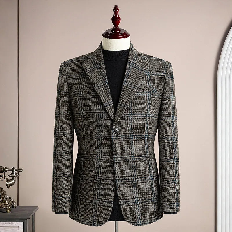 Slim Fit Wool Blazer