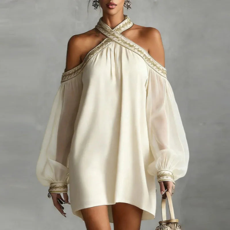 Women's Halter Mini Dress