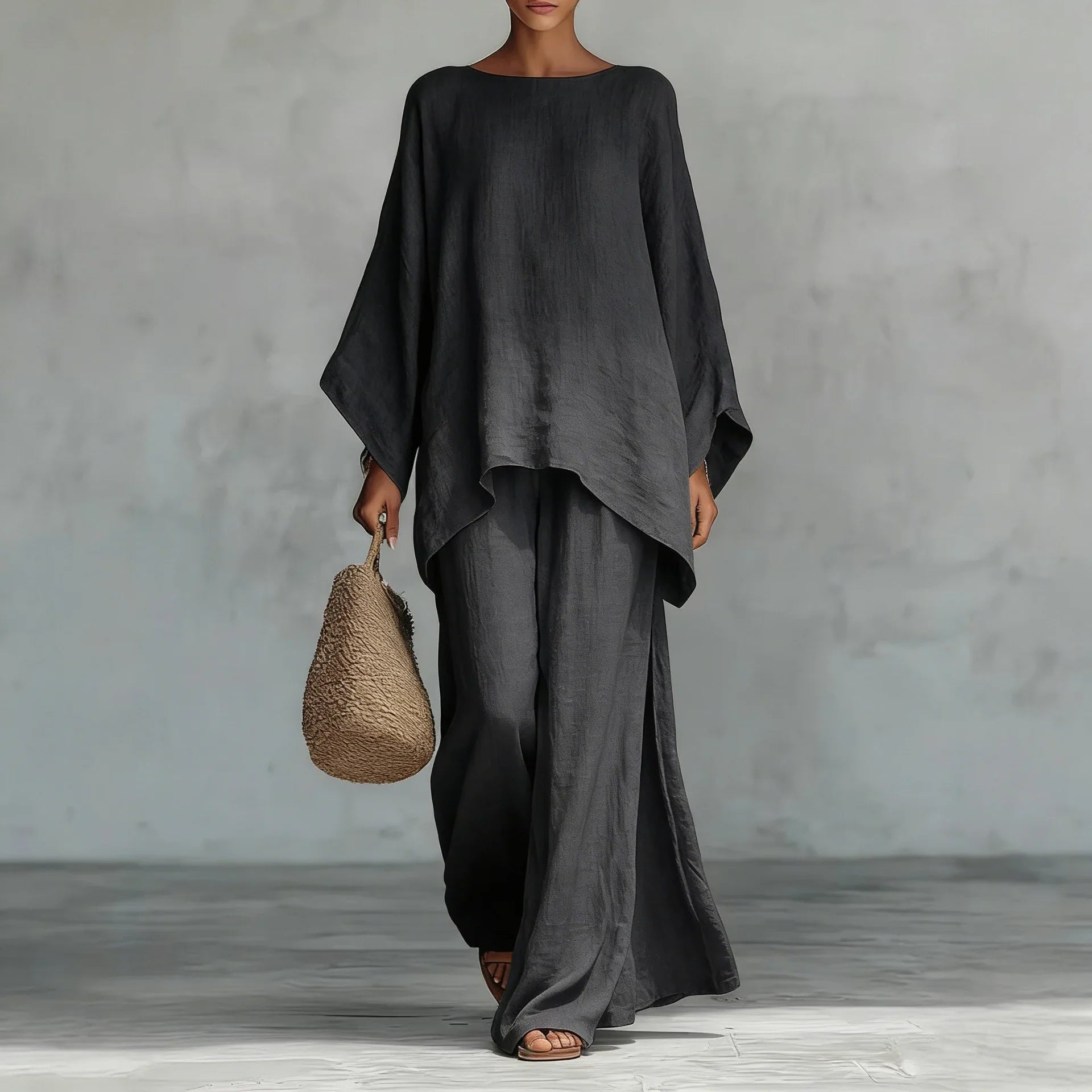 Women's Linen Two Piece Set