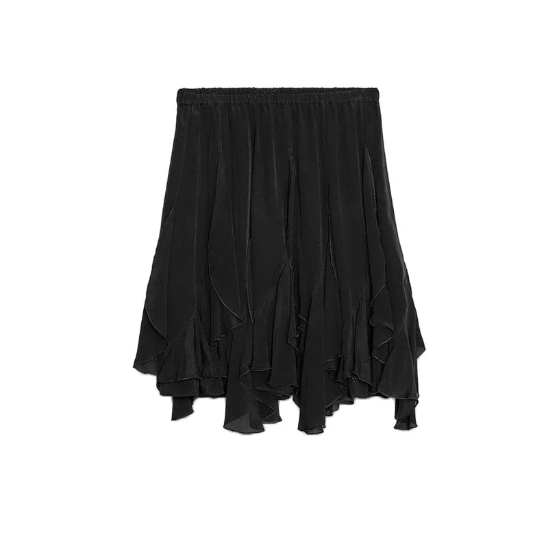 Women's Layered Ruffle Mini Skirt